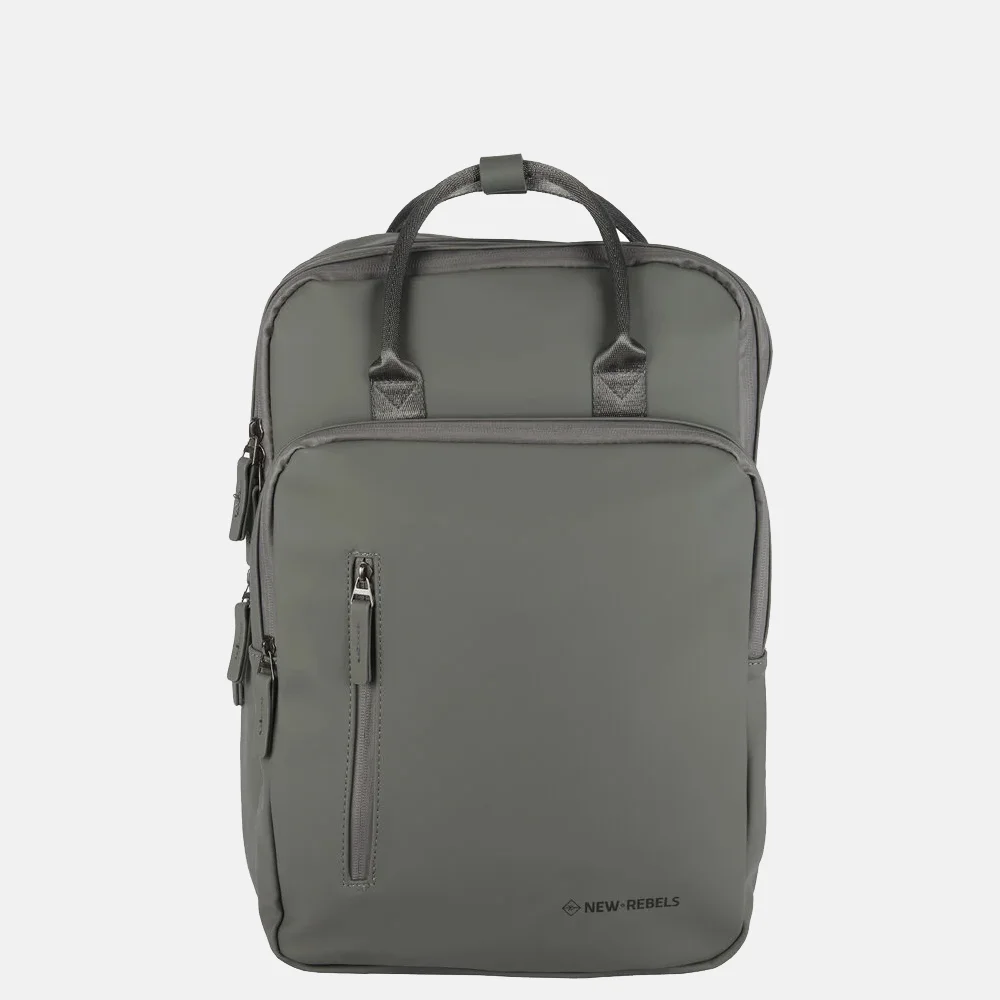 New Rebels William rugzak 15.6 inch metallic green | 017629